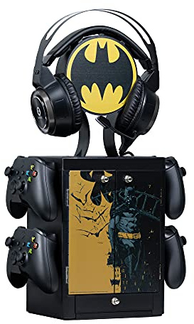 Numskull Official Batman Game Storage Tower, Controller Holder, Headset Stand for PS4, Xbox One, Nintendo Switch - Official Halo Merchandise (Xbox Series X/)
