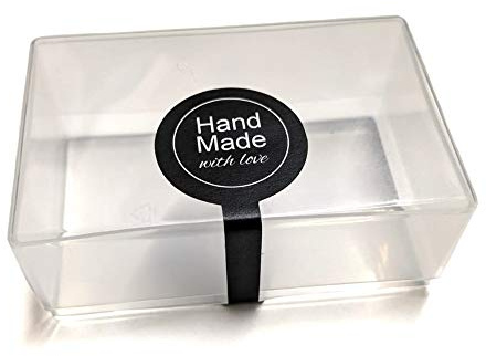 240 Black Lollipop Sealing Stickers – Hand Made with Love Labels - Tamper Proof