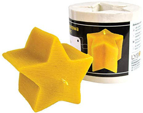 Kerzengießform Stern Silikonform Kerzen Bienenwachs Weihnachten Sterne Sternform