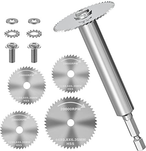 Ancable - Tagliatubi interni, attacco esagonale in PVC per sanitari, set di tagliatubi in plastica (32 mm x 3, lame da 44 mm x 1) (1 set)