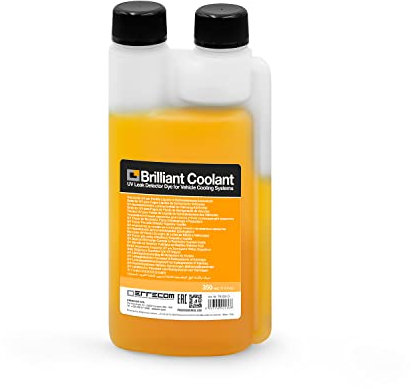 ERRECOM Brilliant Coolant – 350 ml, Car Radiator Coolant Cooling System UV Leak Detector Dye