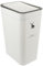 Bote de Basura con Tapa, 10L Bote de Basura de plástico Estrecho, Contenedor de Basura con Tapa abatible a presión, Bote de Basura de Cocina, Bote de Basura para baño,