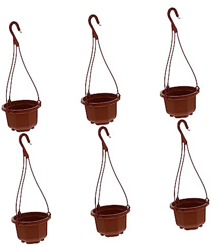 Toddmomy 6 Sätze Chlorophytum-Topf Zimmerpflanzen Wand Mini-Hängepflanzer Deckendekor künstliche Pflanzen Gartenbedarf hängender Blumenbehälter Container Blumenbeet