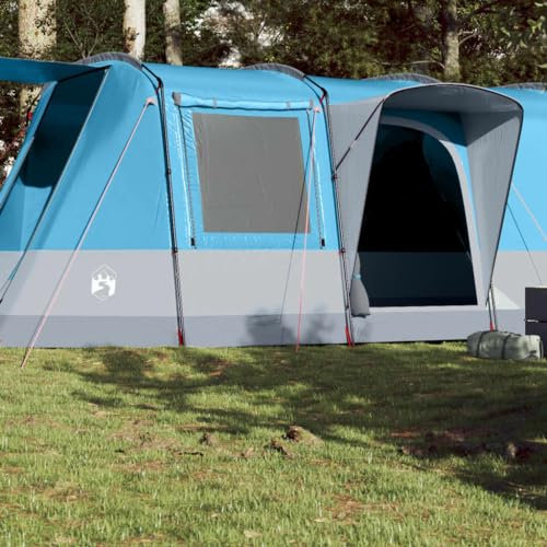 Rantry Camping Tunnelzelt für 4 Personen, blau, wasserdicht, Möbel, Campingzelt, Strandzelt, Trekkingzelt XX