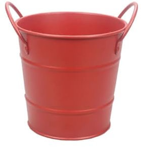 Doppelwandiger, isolierter Edelstahl-Eiskübel, 1 x Eiskübel, zwei Griffe, tragbar, schwarz, Metall-Eisbehälter, Pommes-Frites-Eimer, Eimer für Bar, Zuhause, Party, Eimer