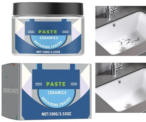 Kit Di Riparazione Per Piastrelle, Kit Di Riparazione Per Ceramica, Kit Di Riparazione Per Graffi Su Crepe E Fori In Gres Porcellanato Da 100G, Kit Di Riparazione Per Scheggiature Di Piastrelle