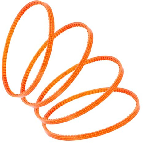 CONGARTENO Cotton Candy Maker Belts 4pcs Set Sturdy Plastic Reusable Belts Replacement Spare Parts for Indoor Candy Making Machines