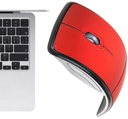 USB-mus trådlös, trådlös USB-mus - Lyxig hopfällbar mus 2.4G Ergonomisk trådlös, Plug and Play PC-mus Laptoptillbehör med 1600 DPI optisk sensor låg energiförbrukning