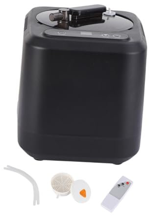JISADER Olla de para sauna con mando a distancia, ligera, temperatura ajustable, 4 litros, 1000 W