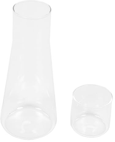 Cabilock Juego De Jarra De Agua De Vidrio 1 Juego Jarra De Gran Capacidad Tetera De Enfriamiento Soporte Para Bebidas Para Jugo De Fruta Soporte Para Té Helado Tetera