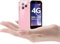 BLKE Max 4G-Mini-Smartphone, 3,0-Zoll-HD-Bildschirm, Quad-Core-Dual-SIM, 3 + 32 GB, 2000 mAh, entsperrtes Kindertelefon, Taschentelefon für Schüler, kleines Smartphone mit Touchscreen Rosa