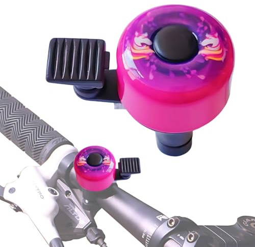 Fahrradklingel Kinder,Klingel Fahrrad Kinder, Tolle Motive Für Mädchen Und Jungen,Bike Bell Kids, Fahrradklingel Kinder Einhorn,Klingelt Laut, Einfache Montage