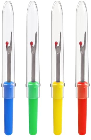 IOEUIWP Kit for scucire, Cucire, Il Filo, Strumento for, Rimuovere, Forbici da Taglio for Ricami, Accessori Fatti a Mano per lavori di Cucito, bricolage, Fai da Te(4PCS)