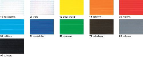 Bastel - Stegplatten 23x33CM,10PL.SCHWARZ