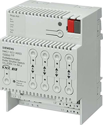 Siemens INSTABUS EIB – Schalter Rollladen Gurtwickler 523/04 4 x 230VAC 6 A