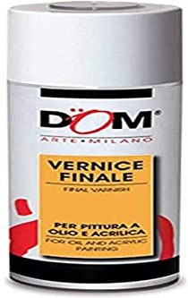 DOM Spray, Vernice Finale Effeto Lucido , per acrilici, tempere, acquerelli, 400 ml