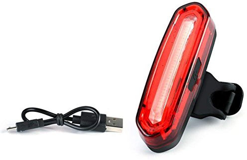 Peowuieu Luz de de Bicicleta LED Ultra, Luz Trasera de Bicicleta Recargable USB, IPX6 Impermeable y facil de Instalar luz de