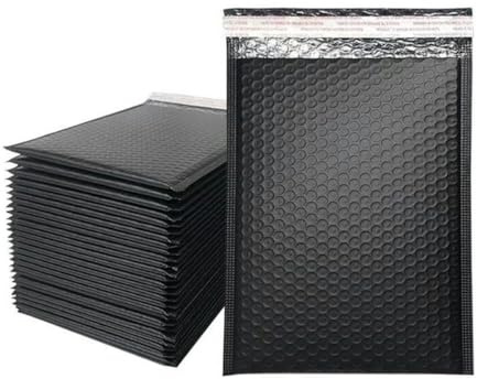 10 Stück schwarze Luftpolstertaschen für Geschäftswaren/Geschenke/Umschläge/Schmuck, Verpackungsbeutel, Anti-Extrusion, wasserdicht, Schwarz, 11 x 11 cm