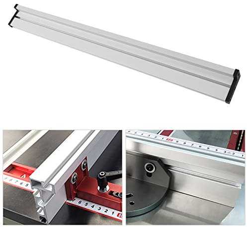 Guida a T per scanalatura a T, 800 mm, 75, tipo, in alluminio, per sega da tavolo, router da tavolo, lavorazione del legno