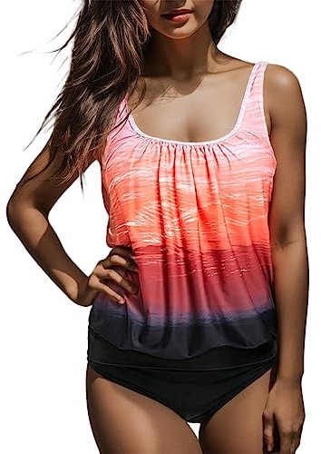 WILLBEST perioden unterwäsche Sport Damen Bikini Kleid Strandkleid Schwimmanzug Damen Bekleidung String Bikinihose Shapewear für Badeanzug XXL bommelmütze Herren Bikini bauchweg ro