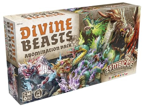 CMON, Zombicide: White Death - Divine Beasts, Espansione, Gioco di intenditori, Dungeon Crawler, 1-6 giocatori, dai 14+, 60 minuti, tedesco, multilingue