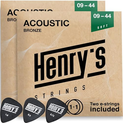 Confezione da 2 corde per chitarra western Soft (2-Pack Extra Light)