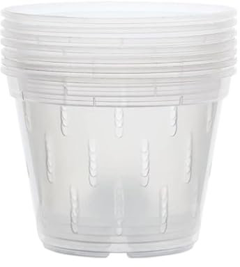 Macetas transparentes para orquídeas - Macetas para macetas portátiles, maceta transparente para orquídeas | Jardinera multifuncional con ventilación para orquídeas, jardinera multiusos con orificios