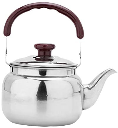 DECHOUS Teekessel Praktischer Wasserkocher Für Induktionsherd Retro Design Rostfrei Und Leicht Zu Reinigen Für Tee Und Kaffee Langlebig Und Hitzebeständig