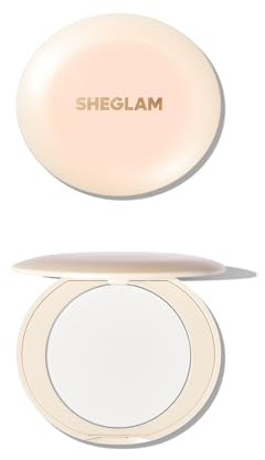 SHEGLAM Magic Veil Setting Powder Pressed Finishing Powder Waterproof&Oil Control,Moisturizing and non-drying Setting-Alabaster