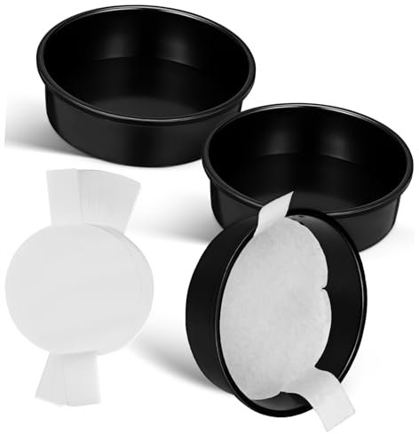 ELAYARD 3piezas Pzs Moldes Para Pasteles Redondos Antiadherentes Con Papel De Parchment Utensilios De Repostería Para Hornear Tartas Casa