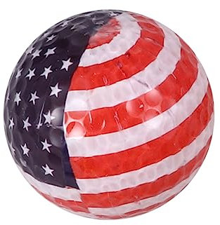 POPETPOP Trainingsball Für Anfänger Doppelschichtiger Übungsball Mit Us-flaggen-Design Für Sporttraining Und Spielspaß Für Amateure