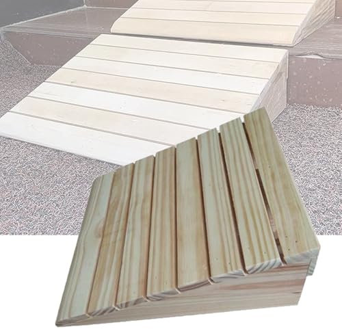 Rampes de seuil en Bois pour intérieur et extérieur, rampes d'accès Portables, Charge élevée, Hauteur de Levage de 5,1 cm, 7,6 cm, 10,2 cm, 12,7 cm, 15,2 cm, rampes de Trottoir Rob