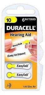 Duracell Easytab, tipo 10, confezione da 6