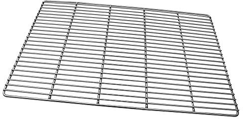 Melko BBQ Grillrost Grillgitter aus Edelstahl, eckig, 60 x 40 cm - Zum Grillen von Fleisch, Fisch und Gemüse