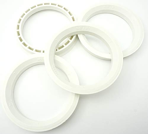 Felgenfactory - 4 bagues de centrage 82,0-67,1/82 sur 67,1 blanc pur pour automobile