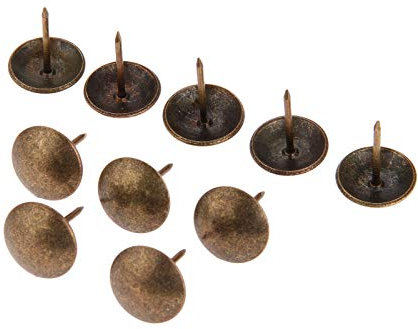 10 Stück Polsternägel Antik Bronze 20 mm x 25 mm Runder Kopf Reißzwecken Dekor Möbel Hardware Sofa Schmuck Box Tür