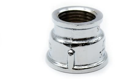 DOJA Barcelona | Reduccion 1/2 a 3/8 Hembra | 4 Reducciones de Tubo | Racor Manguera | en Laton Cromado | Manguito de Manguera para Reductor de Presion de Agua, Desague Lavadora, Adaptador Grifo Ducha