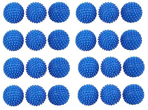 VENEKA 24 x blaue wiederverwendbare Trocknerbälle