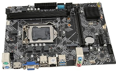 Carte Mère B75M-VH LGA1155, Emplacements Mémoire DDR3, capacité de Mémoire Extensible, Conception Compacte, connectivité Améliorée, Performances Optimisées,