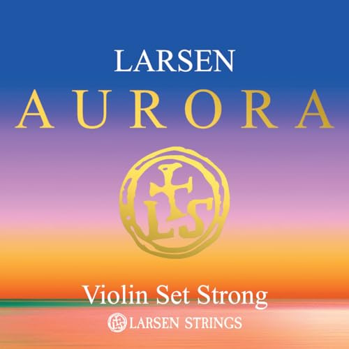 LARSEN STRINGS Jeu de cordes pour violon 4/4 Aurora avec ré - alu - strong
