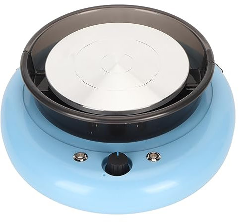 Vivid Color Mini Elektrische Töpferscheibe Langlebige Tonmaschine 0-2000 U/min für und Anfänger Eltern-Kind-Aktivitäten (EU-Stecker 100-240 V)