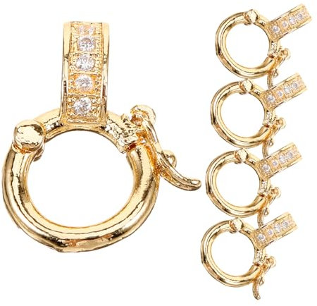 SHINEOFI 5stücke Schmuck Verschlüsse Schmuck Extender Zarte Armband Konverter Verschlüsse Dekorationen Halskettenverbinder Armbandverlängerungen Diy Schmuckverschlüsse