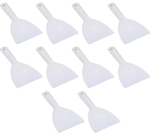 Goorvoucs Cake Knife Plastic Scraper Butter Dough Cutter DIY Baking Kitchen Tool Soft Scraper Chocolate Shovel Triangle