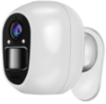 MULOUTSPO CáMara Tuya Wifi Exterior Interior Bajo Consumo de EnergíA CáMara de Seguridad PIR CáMara de Vigilancia con BateríA Recargable