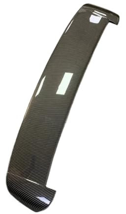 IUKMRT Heckspoiler Für VW Für Golf 4 IV MK4 Standard Und R32 1998-2004 ABS Unlackiert Grau Zurück Windschutzscheibe Spoiler Automotive Heckflügel(Carbon Fiber Look)