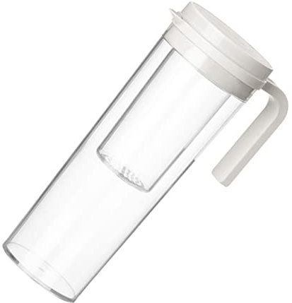 Cabilock Wasserkocher Thermal- Fritteuse Container Soda Glocke the office mug kaffeekännchen tea infuser bottle Trinkkrug für klares Wasser zur Aufbewahrung von Getränken Abs Weiß