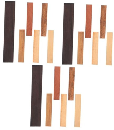 Veemoon 18pcs Textured Wooden Panels for Diy Replacement Garden Bench Slats Wood Planks