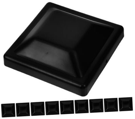 NULYLU 1 Set Outdoor Fence Post Caps Fence Post Cover Plastic Post Caps Fence Sealing Cover Railing Cover Reusable Fence Post Caps Fence Cover Fence Column Cover Plastic Fence Protector