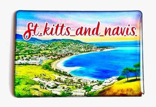 St.Kitts and Nevis Karibik Klein Antillen Kühlschrankmagnet Fridge Magnet Geschenkartikel Reiseandenken Souvenir 170825