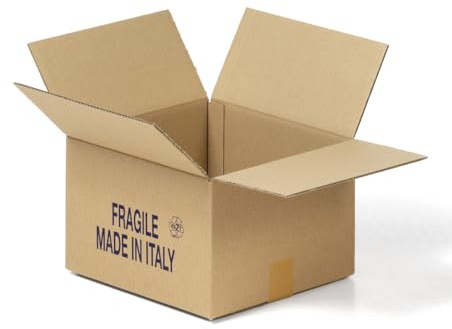 Scatole in Cartone 30X30X20 cm (10 Pezzi) | Cartoni per Spedizioni, Trasporti e Traslochi | Qualità Italiana